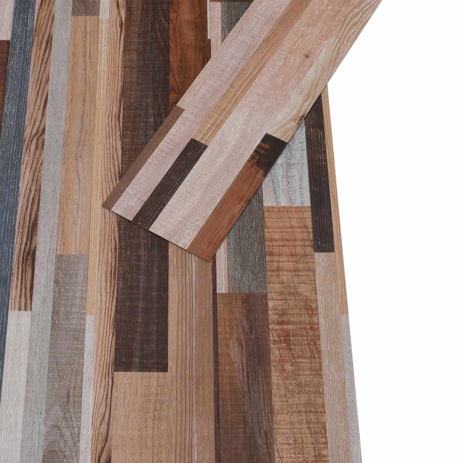 vidaXL Flooring Planks Multicolour 2.51 m² 18 pcs PVC 4