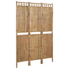 3-Panel Room Divider Bamboo 120 x 180 cm
