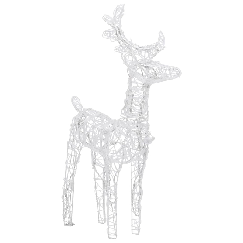 Reindeers & Sleigh Christmas Decoration 240 LEDs Acrylic