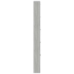 vidaXL Shoe Cabinet Grey Sonoma 59x17x169 cm Engineered Wood 5