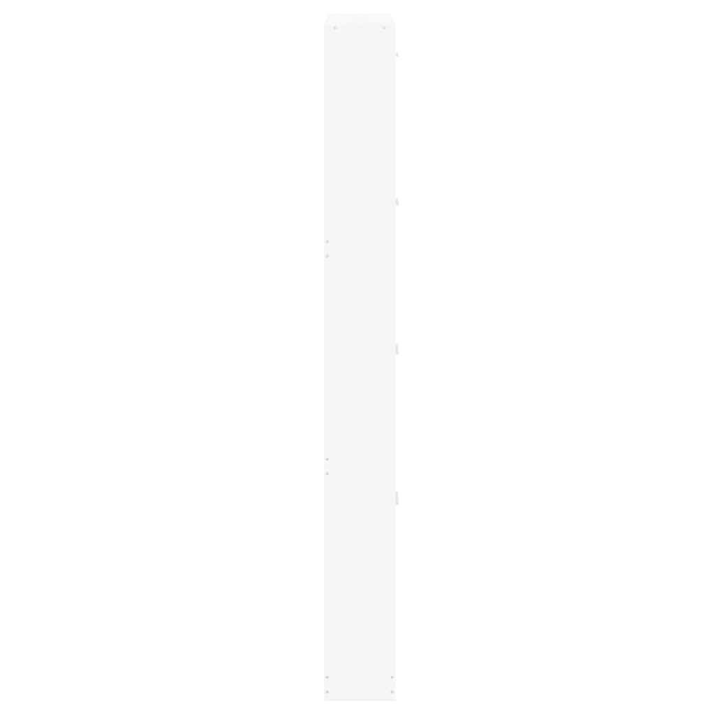 vidaXL Shoe Cabinet White 59x17x150 cm Engineered Wood 5