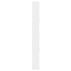 vidaXL Shoe Cabinet High Gloss White 59x17x150 cm Engineered Wood 5