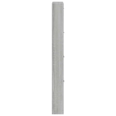 vidaXL Shoe Cabinet Grey Sonoma 59x17x150 cm Engineered Wood 5