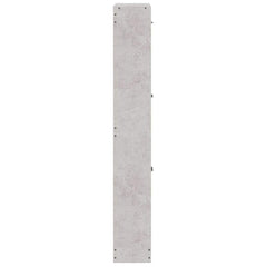 vidaXL Shoe Cabinet Concrete Grey 59x17x108 cm Engineered Wood 5
