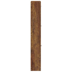 vidaXL Shoe Cabinet Smoked Oak 59x17x108 cm Engineered Wood 5