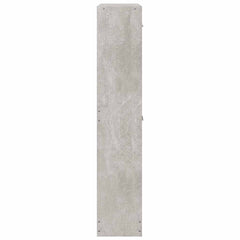 vidaXL Shoe Cabinet Concrete Grey 59x17x81 cm Engineered Wood 5