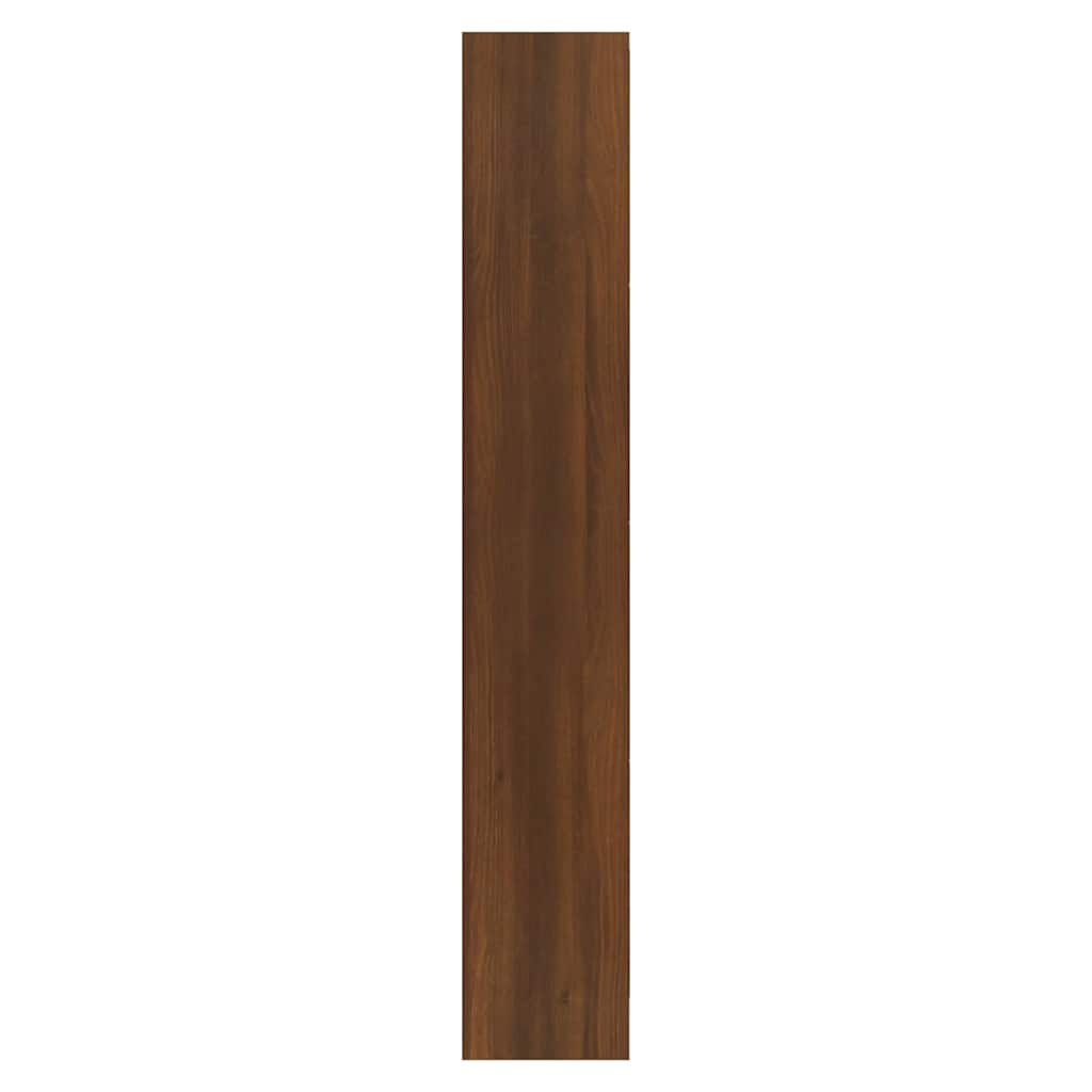 vidaXL Shoe Cabinet Brown Oak 63x24x147 cm Engineered Wood 5