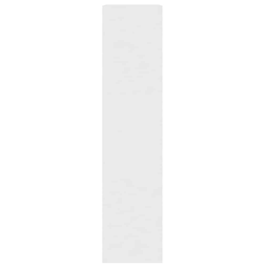 vidaXL Shoe Cabinet High Gloss White 63x24x103 cm Engineered Wood 5