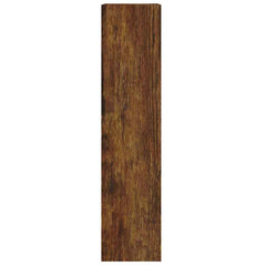 vidaXL Shoe Cabinet Smoked Oak 63x24x103 cm Engineered Wood 5