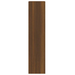 vidaXL Shoe Cabinet Brown Oak 63x24x103 cm Engineered Wood 5