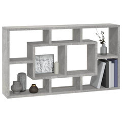 vidaXL Wall Shelf | Concrete grey | Engineered wood | 85 x 16 x 47.5 cm 3