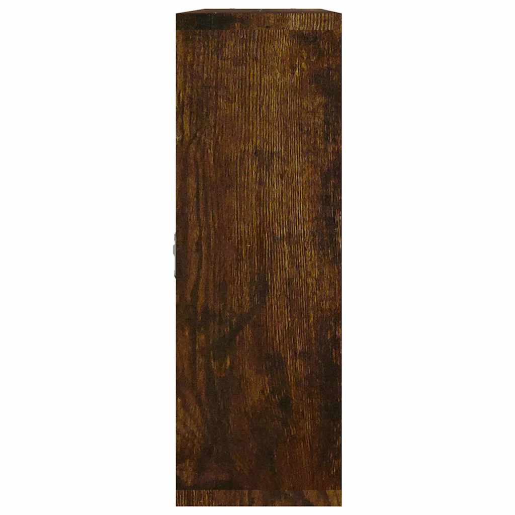 vidaXL Wall Shelf | Smoked oak | Engineered wood | Medium | Wall Storage 5