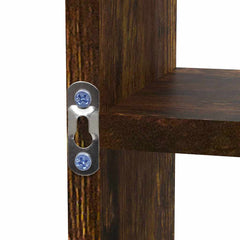 vidaXL Wall Shelf | Smoked oak | Engineered wood | Medium | Wall Storage 6
