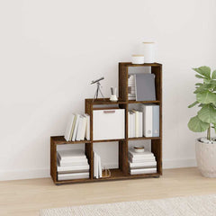 vidaXL Staircase Bookcase 107 cm Engineered Wood