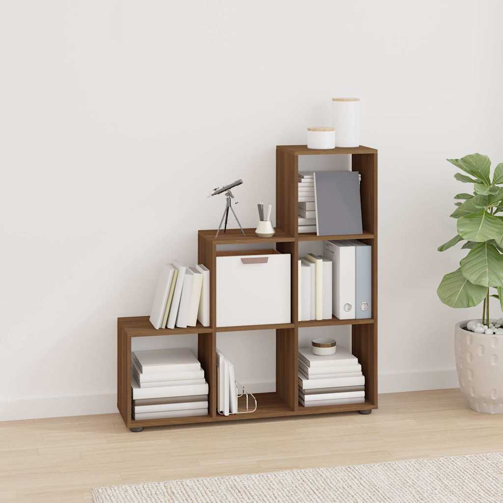 vidaXL Staircase Bookcase 107 cm Engineered Wood