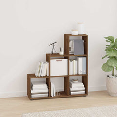 vidaXL Staircase Bookcase 107 cm Engineered Wood