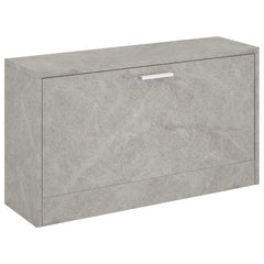 vidaXL Shoe Bench Concrete Grey 80x24x45 cm Engineered Wood 2