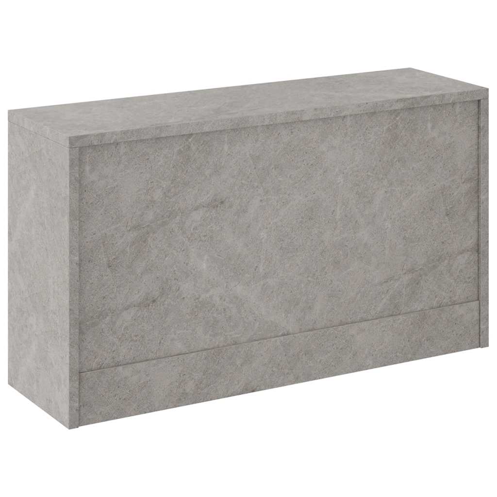 vidaXL Shoe Bench Concrete Grey 80x24x45 cm Engineered Wood 6