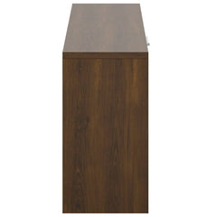 vidaXL Shoe Bench Brown Oak 80x24x45 cm Engineered Wood 5