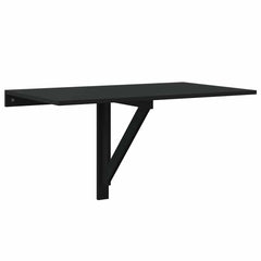 vidaXL Folding Wall Table Black 100x60x56 cm Engineered Wood 2