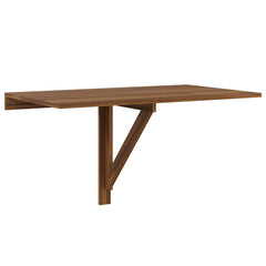 vidaXL Folding Wall Table Brown Oak 100x60x56 cm Engineered Wood 2