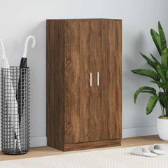 vidaXL Shoe Cabinet Brown Oak 55x35x108 cm Engineered Wood 1