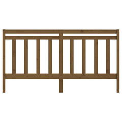 vidaXL Bed Headboard Honey Brown 206x4x100 cm Solid Wood Pine 4