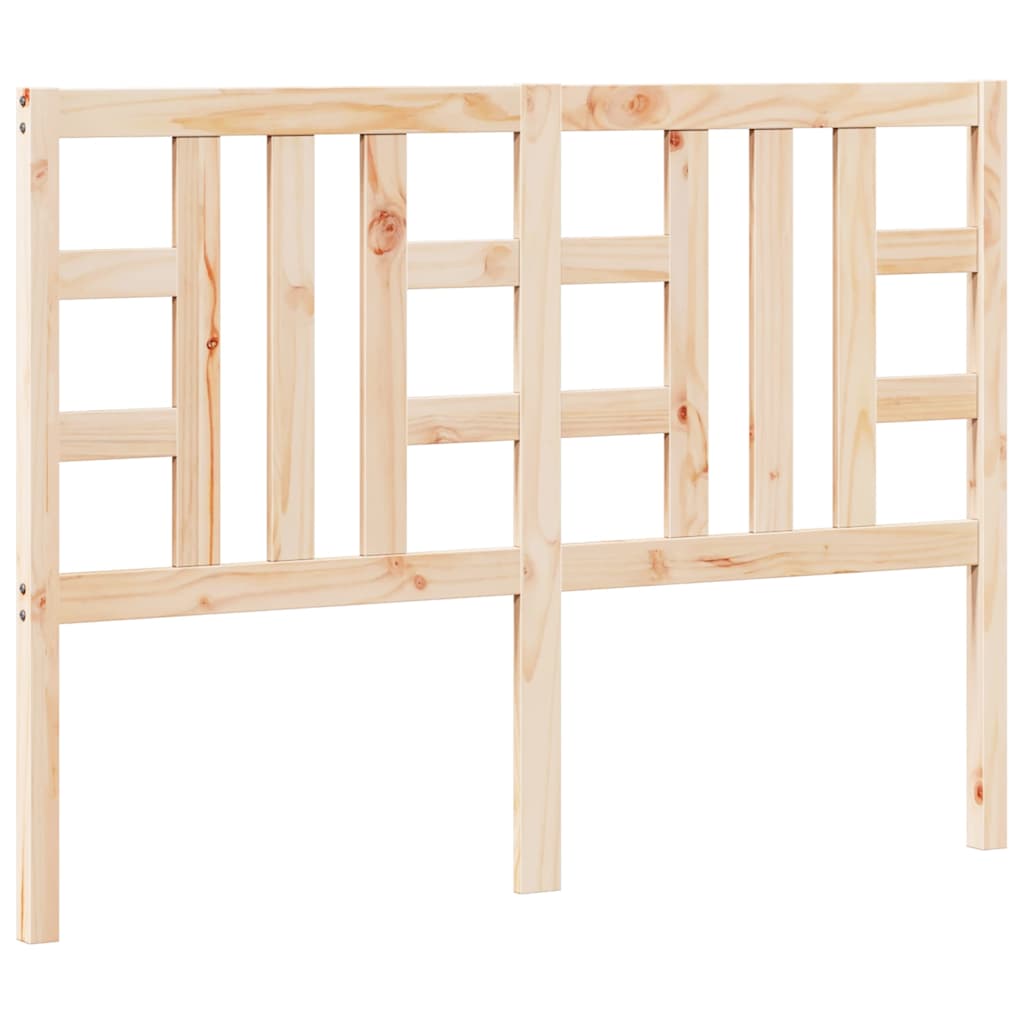 vidaXL Bed Headboard | Natural Wood | Solid Pine Wood | Single | Durable 2