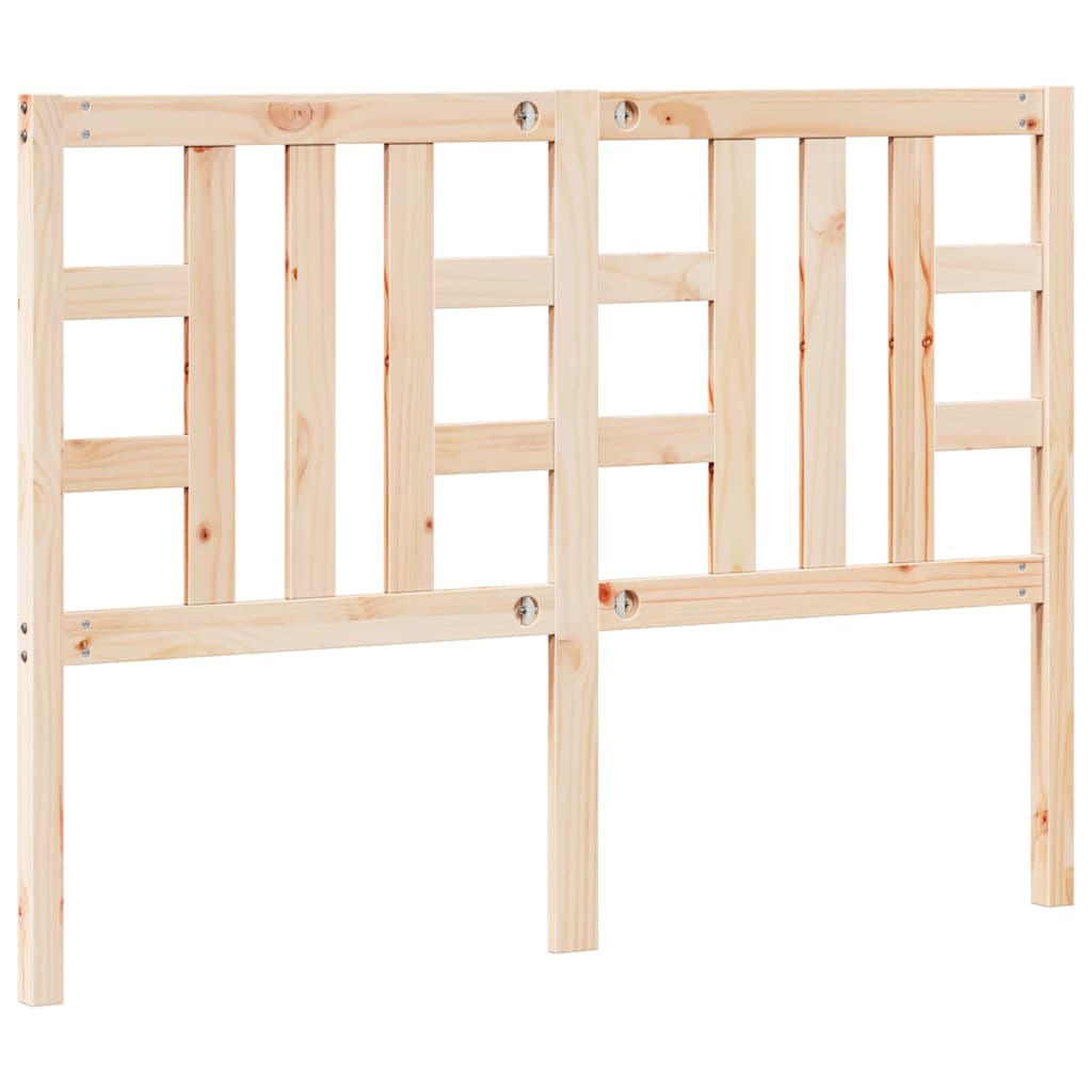 vidaXL Bed Headboard | Natural Wood | Solid Pine Wood | Single | Durable 6