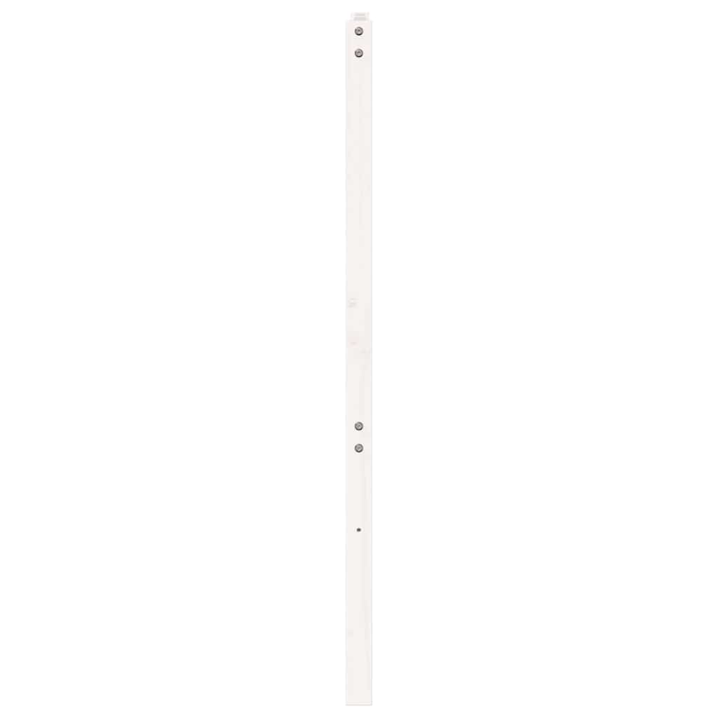vidaXL Bed Headboard | White | Solid Pine Wood | 156x4x100 cm | Durable 5