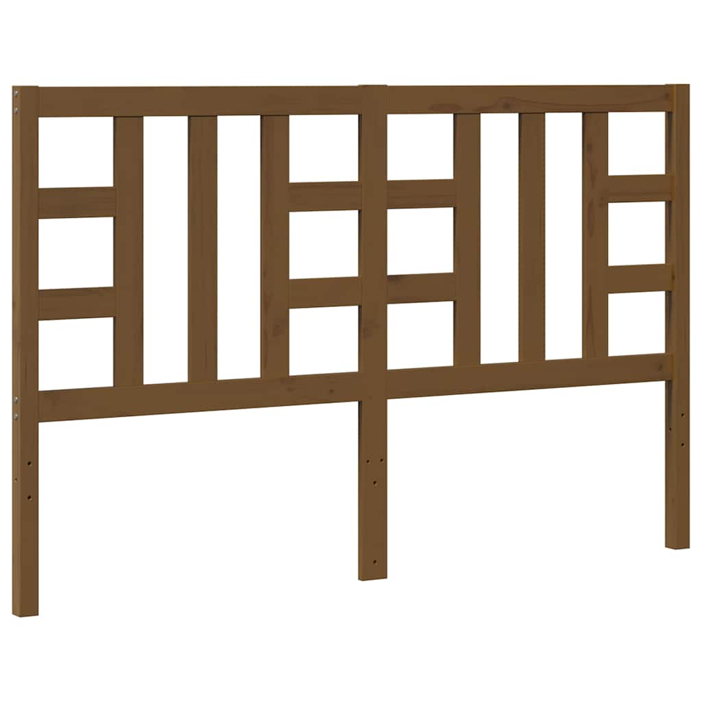 vidaXL Bed Headboard | Honey Brown | Solid Pine Wood | 166 x 4 x 100 cm 2