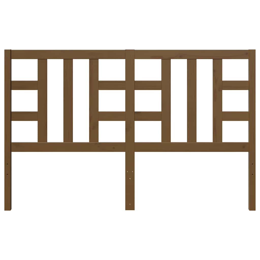 vidaXL Bed Headboard | Honey Brown | Solid Pine Wood | 166 x 4 x 100 cm 4