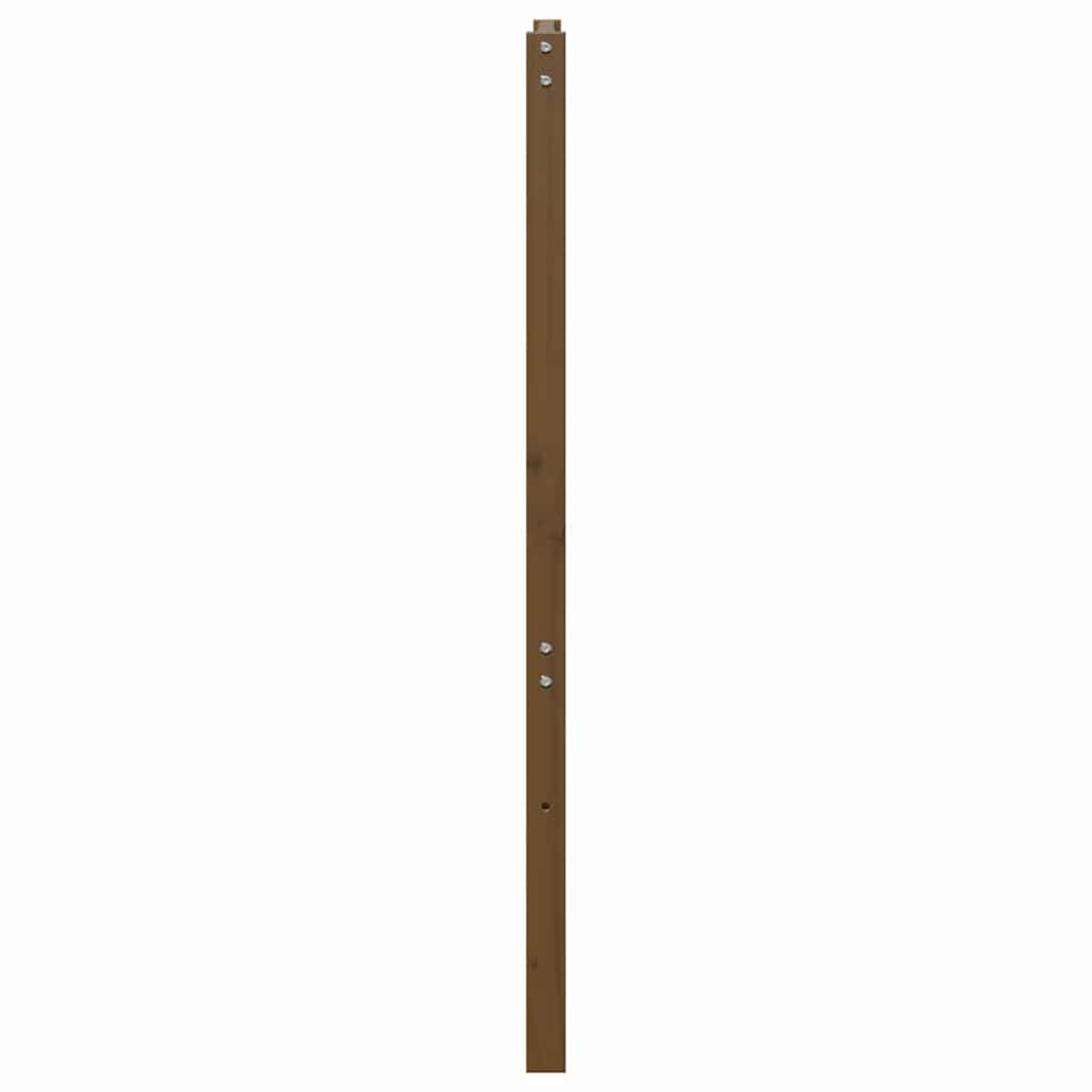vidaXL Bed Headboard | Honey Brown | Solid Pine Wood | 166 x 4 x 100 cm 5