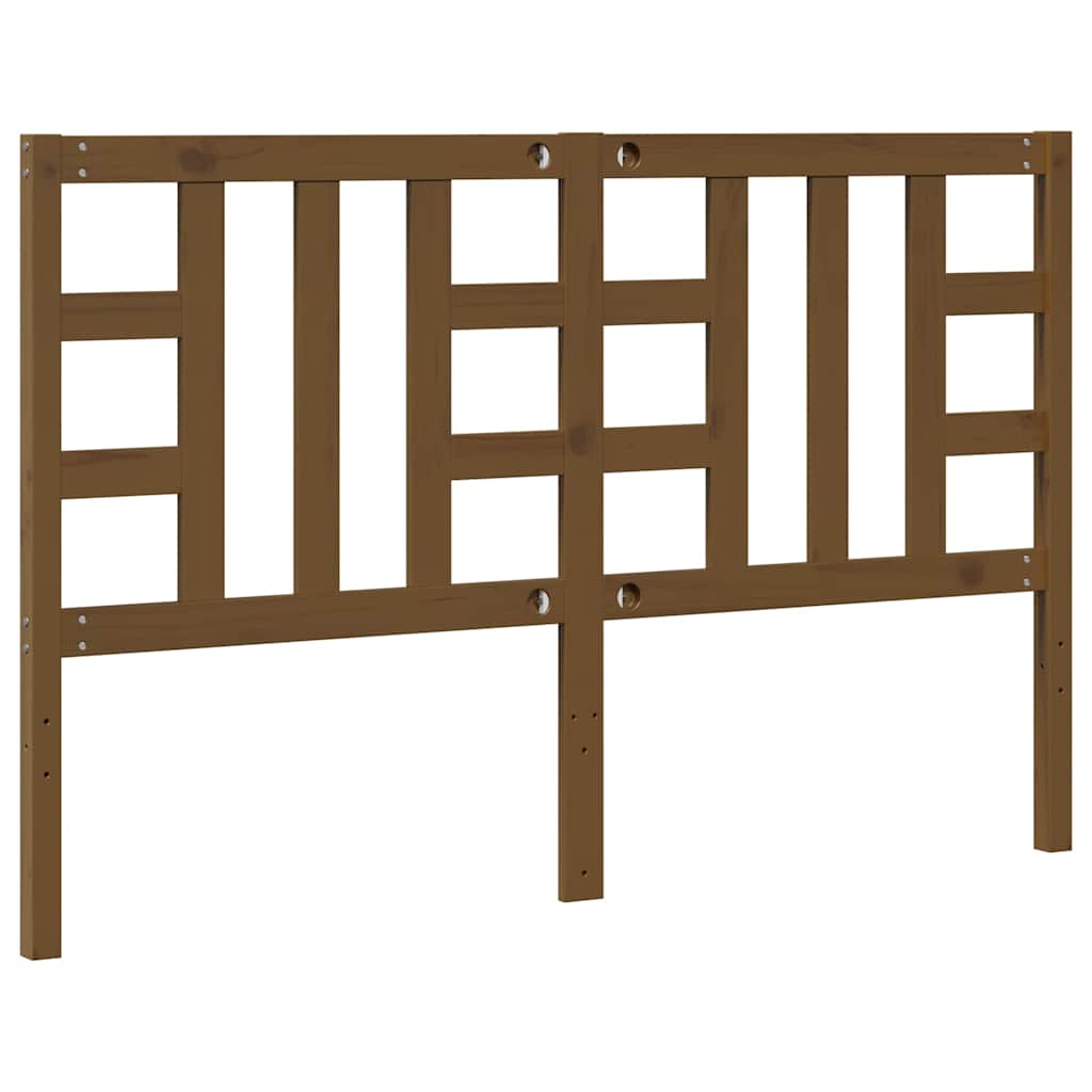 vidaXL Bed Headboard | Honey Brown | Solid Pine Wood | 166 x 4 x 100 cm 6