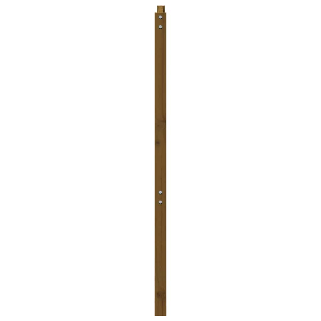 vidaXL Bed Headboard | Honey brown | Solid pine wood | 206x4x100 cm 5