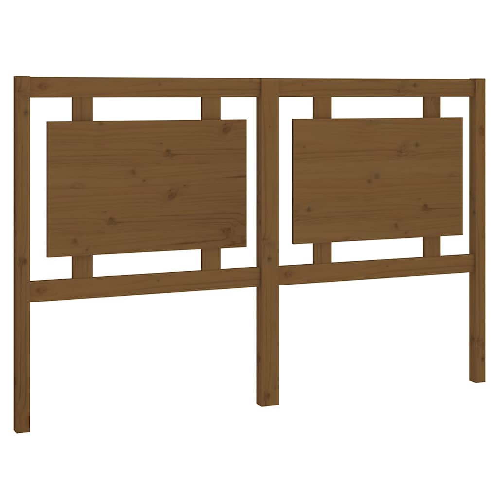 vidaXL Bed Headboard | Honey brown | Solid pine wood | Standard Double 2