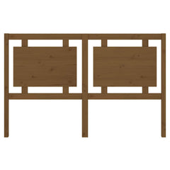 vidaXL Bed Headboard | Honey brown | Solid pine wood | Standard Double 4