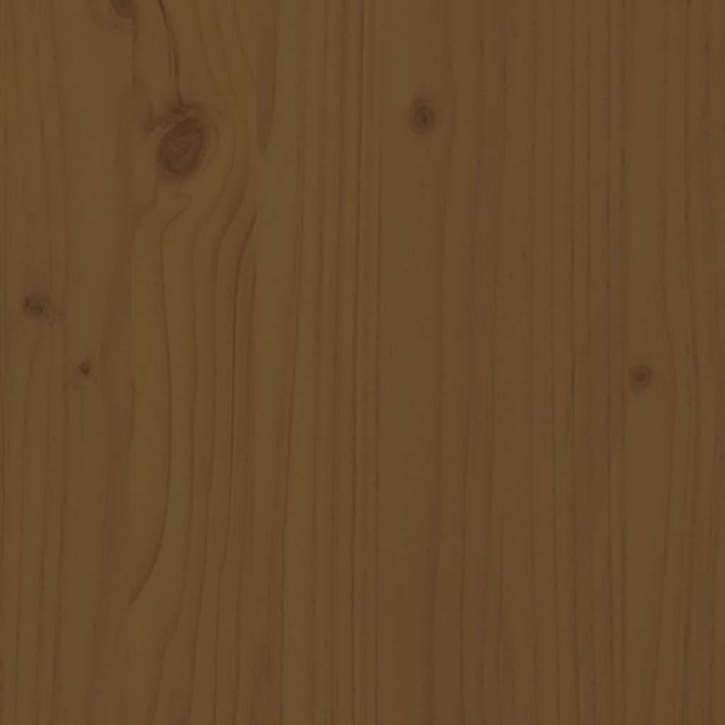 vidaXL Bed Headboard | Honey brown | Solid pine wood | Standard Double 5