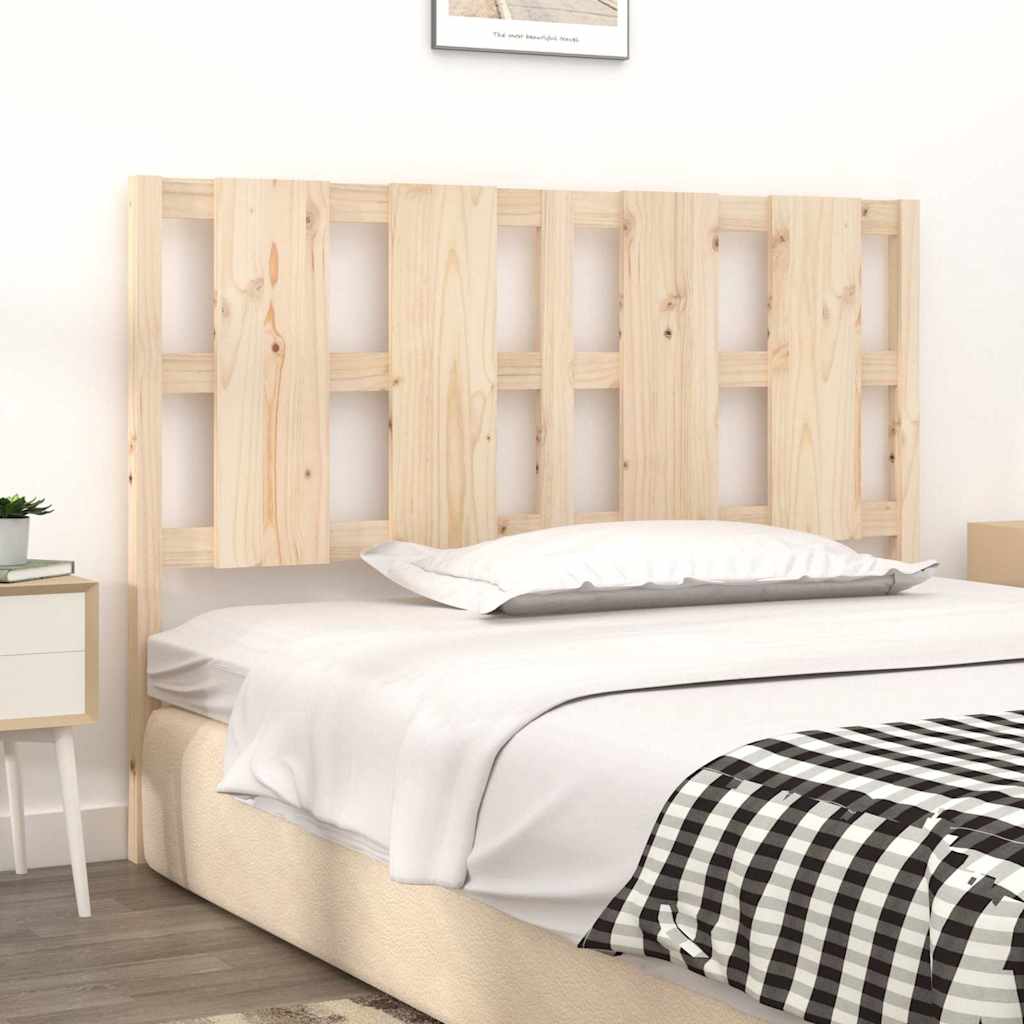 vidaXL Bed Headboard | Natural Pine | Solid pinewood | 140.5 cm 3