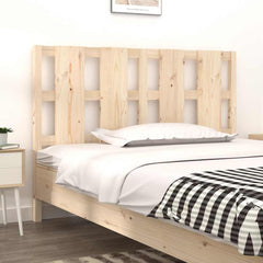 vidaXL Bed Headboard | Natural Pine | Solid pinewood | 140.5 cm 1