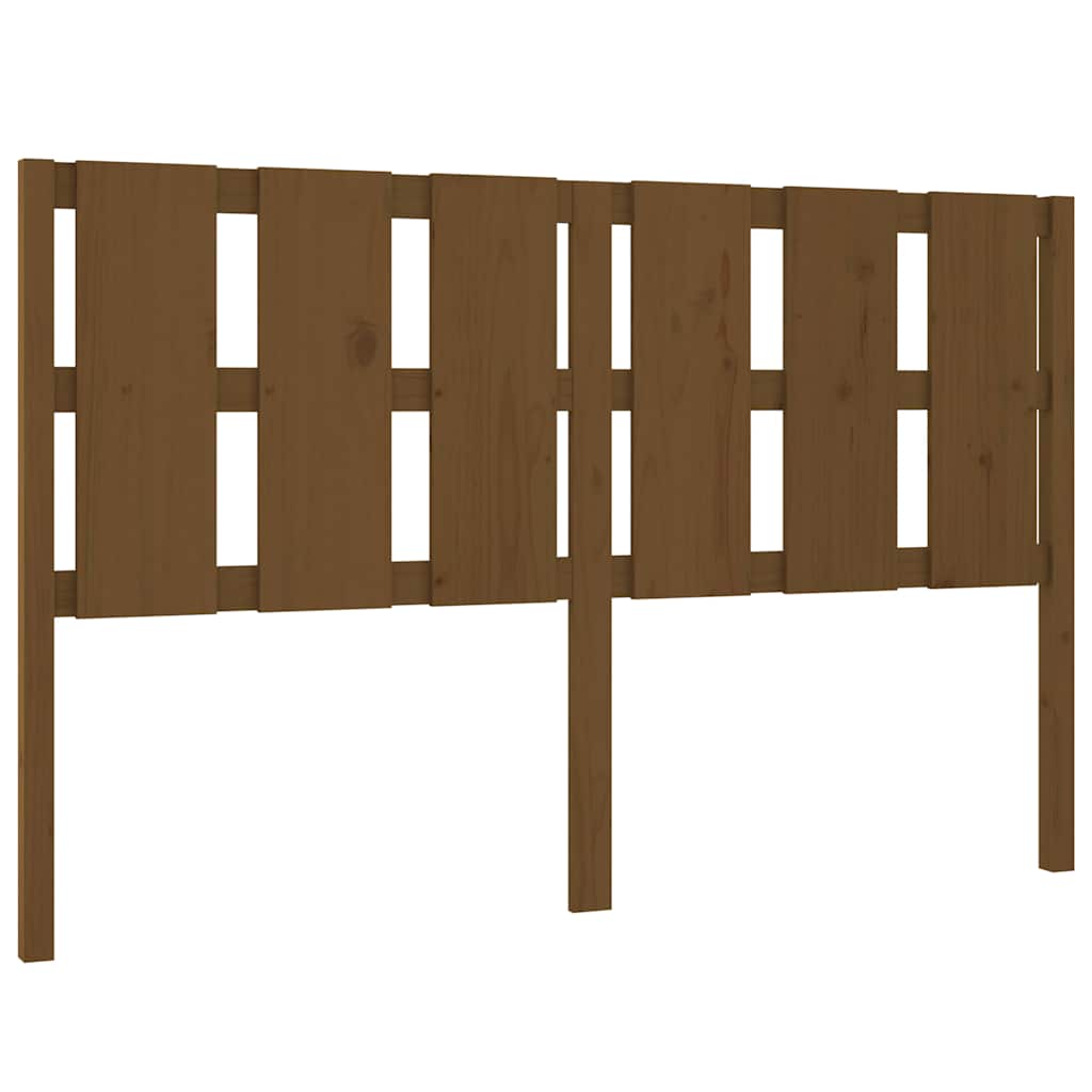 vidaXL Bed Headboard | Honey brown | Solid pine wood | Standard | Nice Design 2