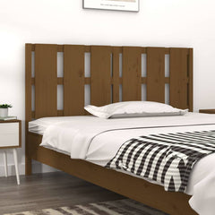 vidaXL Bed Headboard | Honey brown | Solid pine wood | Standard | Nice Design 1