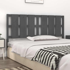 vidaXL Bed Headboard | Grey | Solid pine wood | 165.5x4x100 cm 3