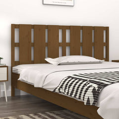 vidaXL Bed Headboard | Honey brown | Solid pine wood | 165.5x4x100 cm | Durable 1