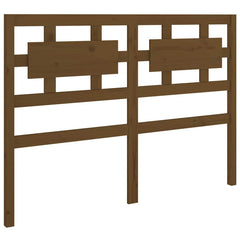 vidaXL Bed Headboard | Honey brown | Solid pine wood | Decorative Inlays 2