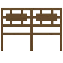 vidaXL Bed Headboard | Honey brown | Solid pine wood | Decorative Inlays 4