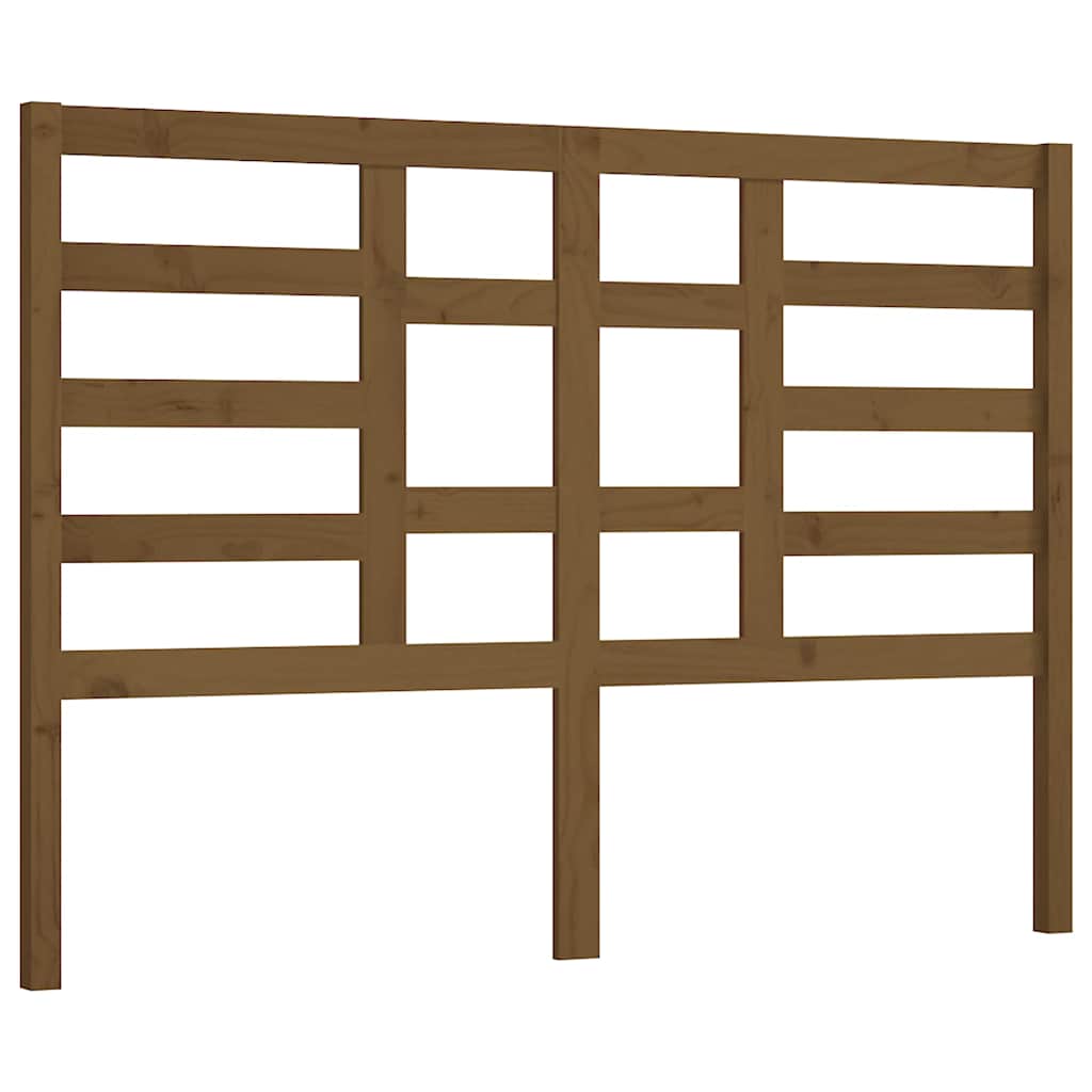 vidaXL Bed Headboard | Honey brown | Solid pine wood | Medium 2