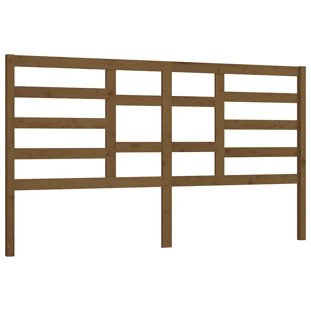 vidaXL Bed Headboard | Honey Brown | Solid Pine Wood | 186x4x104 cm 2