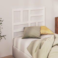 818166 vidaXL Bed Headboard White 81x4x104 cm Solid Wood Pine 3