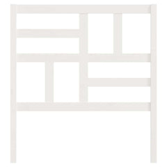 818166 vidaXL Bed Headboard White 81x4x104 cm Solid Wood Pine 4
